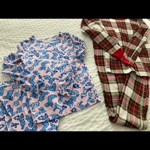 Sz 10 pajama sets, Hanna Andersson Lilly Pulitzer